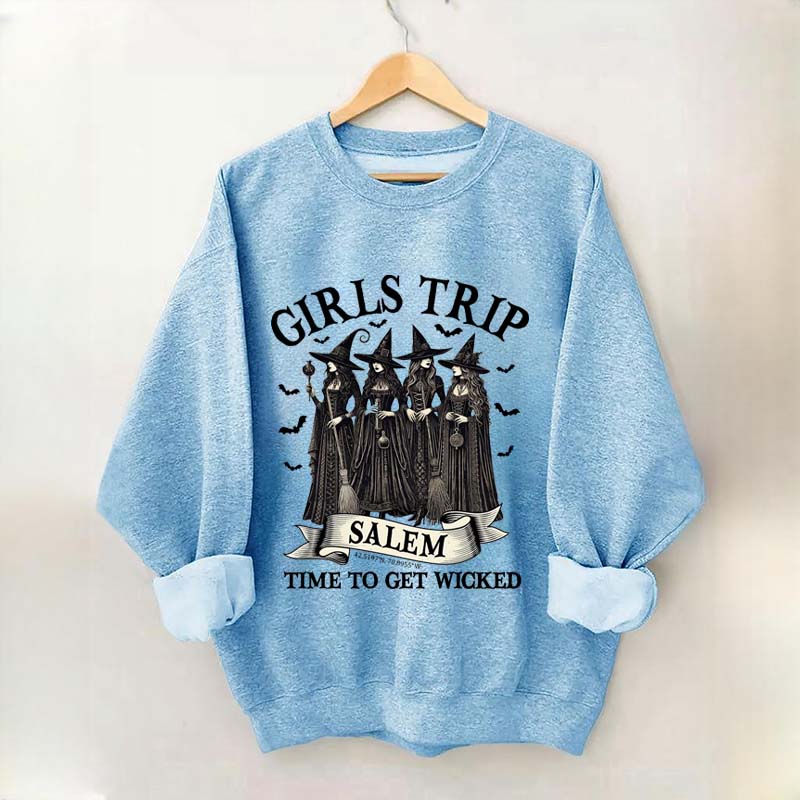 Retro Girls Trip Salem Sweatshirt