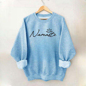Namaste Yoga Meditation Flower Sweatshirt