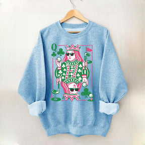 Queen of Clubs Golf Sweatshirt