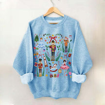 Vintage Christmas Nutcracker Holiday Sweatshirt