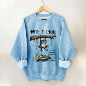 Sassy Frog Hang In There Sweatshirt