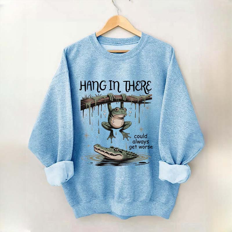 Sassy Frog Hang In There Sweatshirt