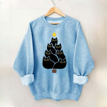 Cat Christmas Tree Lover Sweatshirt