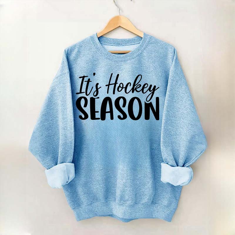 It's Hockey Season Minimalist Sweatshirt
