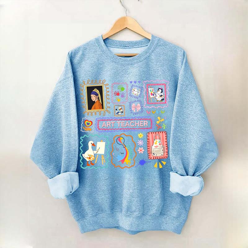 Funny Art Teacher Sweatshirt