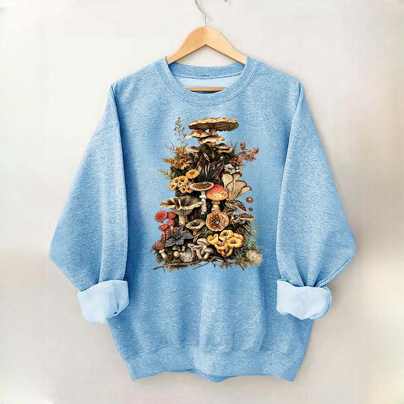 Retro Goblincore Mushroom Dark Cottagecore Sweatshirt