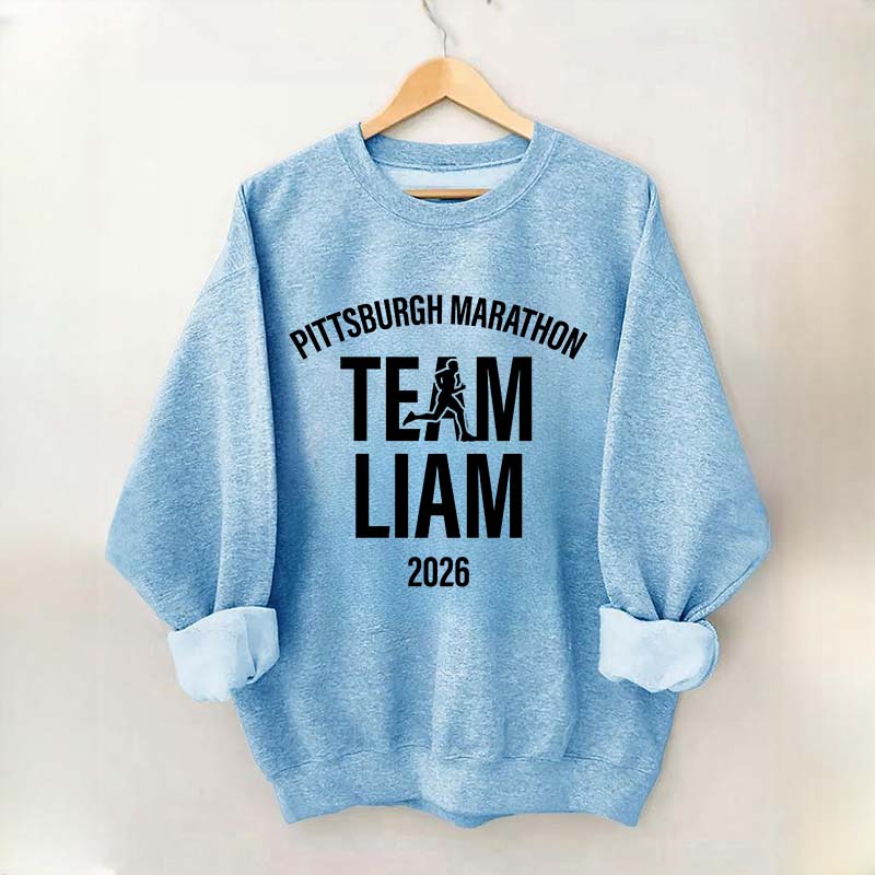 Custom Supporter Team Group Runner's Race Team Sweatshirt