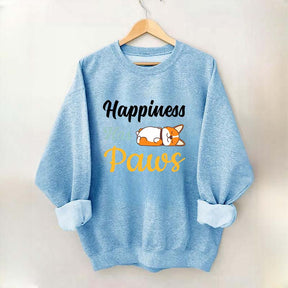 Happiness Has Paws Sweatshirt
