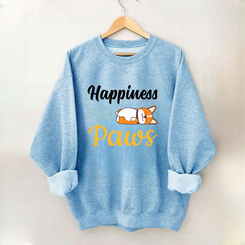 Happiness Has Paws Sweatshirt