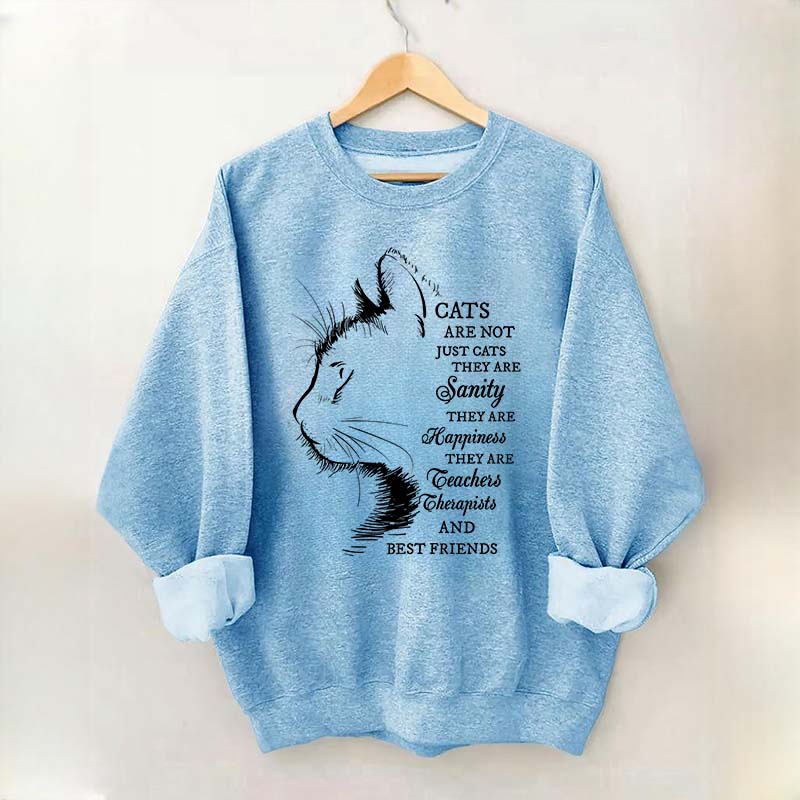 Inspirational Cat Quote Lover Sweatshirt