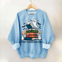 Spooky Readers Book Club Ghost Sweatshirt