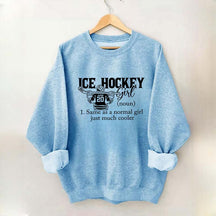 Personalized Hockey Girl Sweatshirt