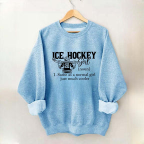 Personalized Hockey Girl Sweatshirt