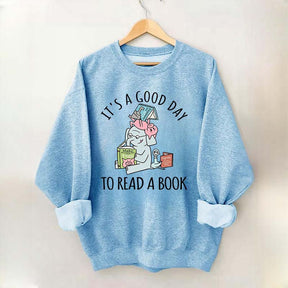 It's A Good Day To Read Pig Elephant Sweatshirt