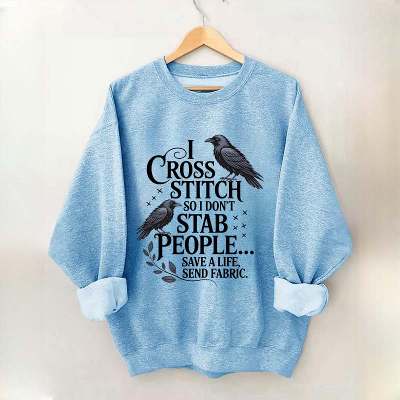Cross Stitching Gift for Mom Sweatshirt