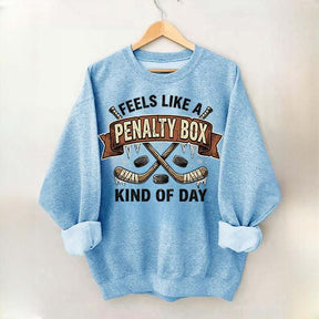 Funny Hockey Mom Festive Sports Sweatshirt