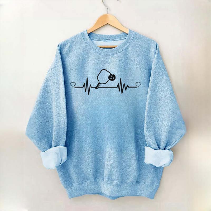 Pickleball Heartbeat Sweatshirt