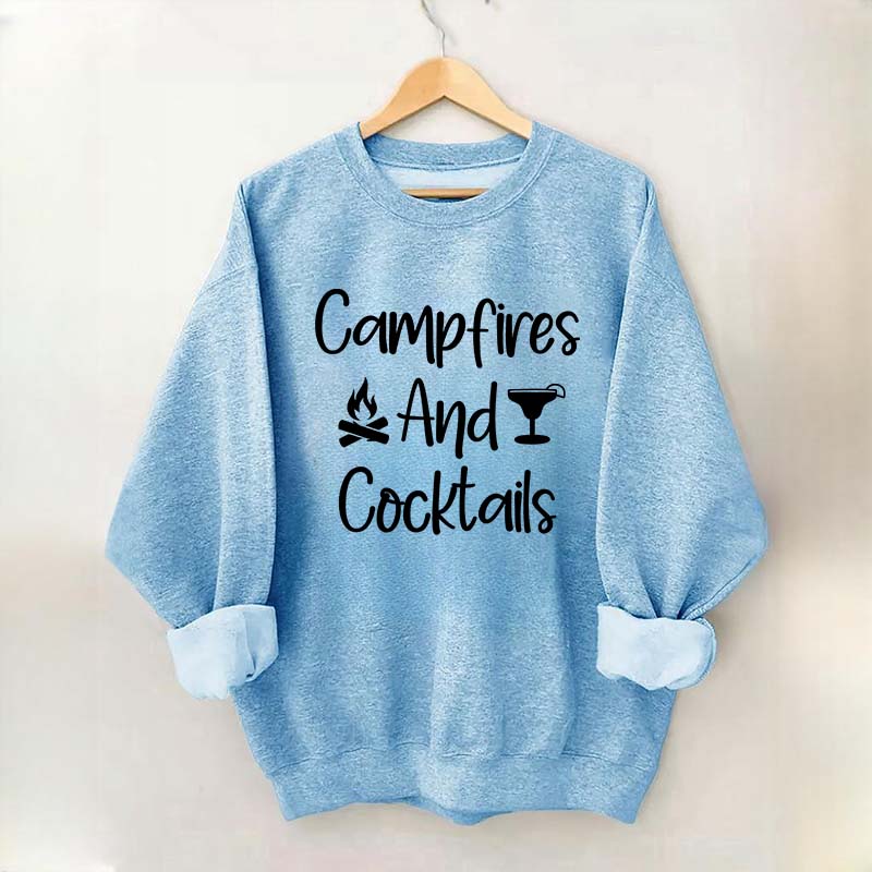 Campfires and Cocktails Sweatshirt