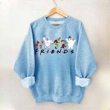 Cute Cartoon Christmas Friends Sweatshirt