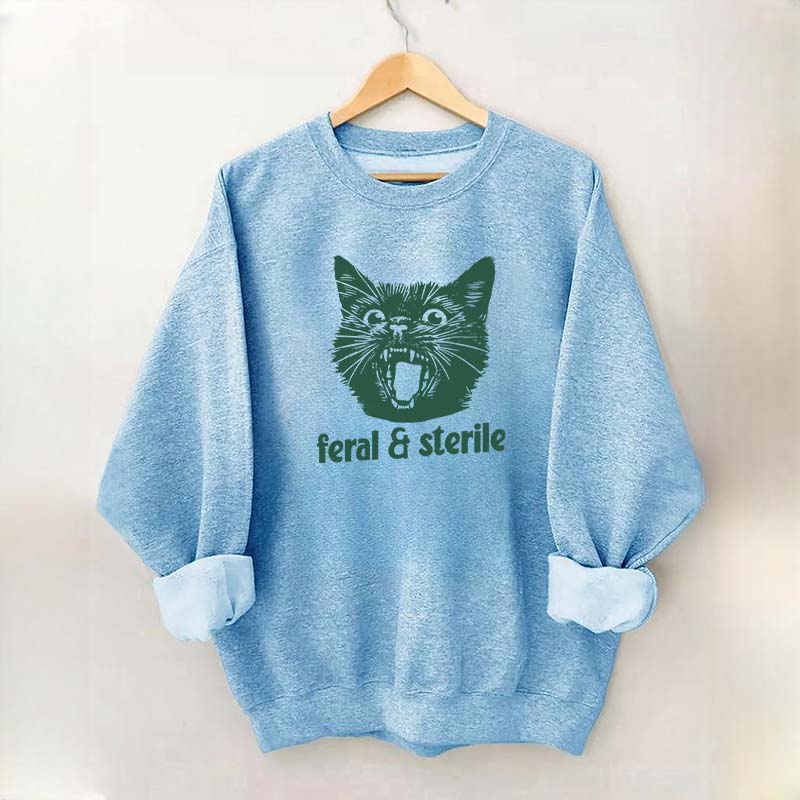 Feral and Sterile Cat Sweatshirt