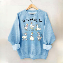 It is Okay To Words Of Affirmation Kindness Sweatshirt