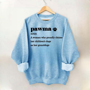 Pawma Definition Dog Mom Sweatshirt