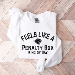 Funny Hockey Mom Penalty Box Kind Of Day Sweatshirt