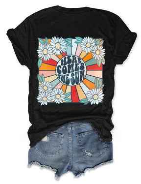 Here Comes The Sun Boho T-shirt