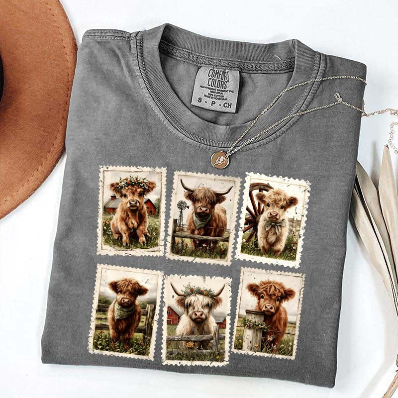 Comfort Colors Highland Cow T-Shirt