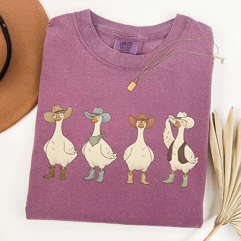 Western Goose Cowboy T-Shirt
