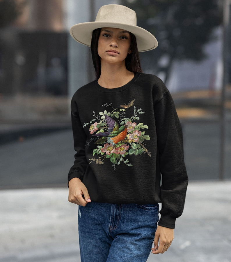 Vintage Floral Aesthetic Sweatshirt