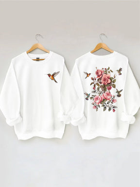 Wildflower And Bird Sweatshirt