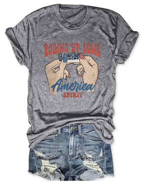 Rolling Up Some America Spirit T-shirt