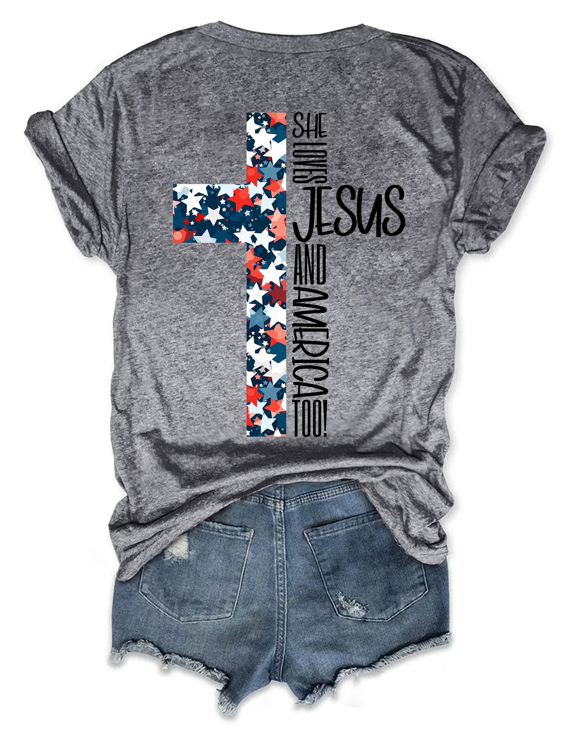 Loves Jesus And America T-shirt