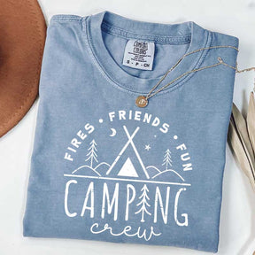 Fires Friends Fun Camping T-Shirt