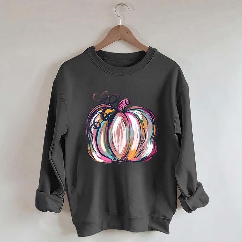 Watercolor Pumpkin Sweatshirt