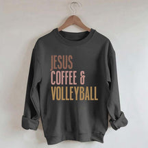 Jesus Coffee Volleyball Sweatshirt