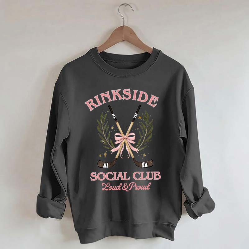 Rinkside Social Club Mom Hockey Athletic Sweatshirt