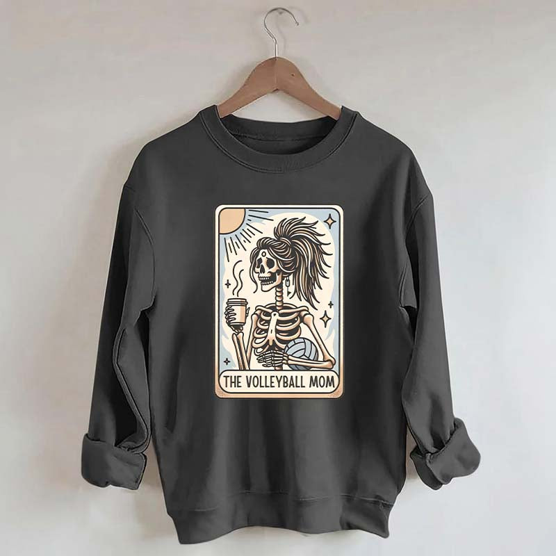 Volleyball Mom Tarot Card Sweatshirt