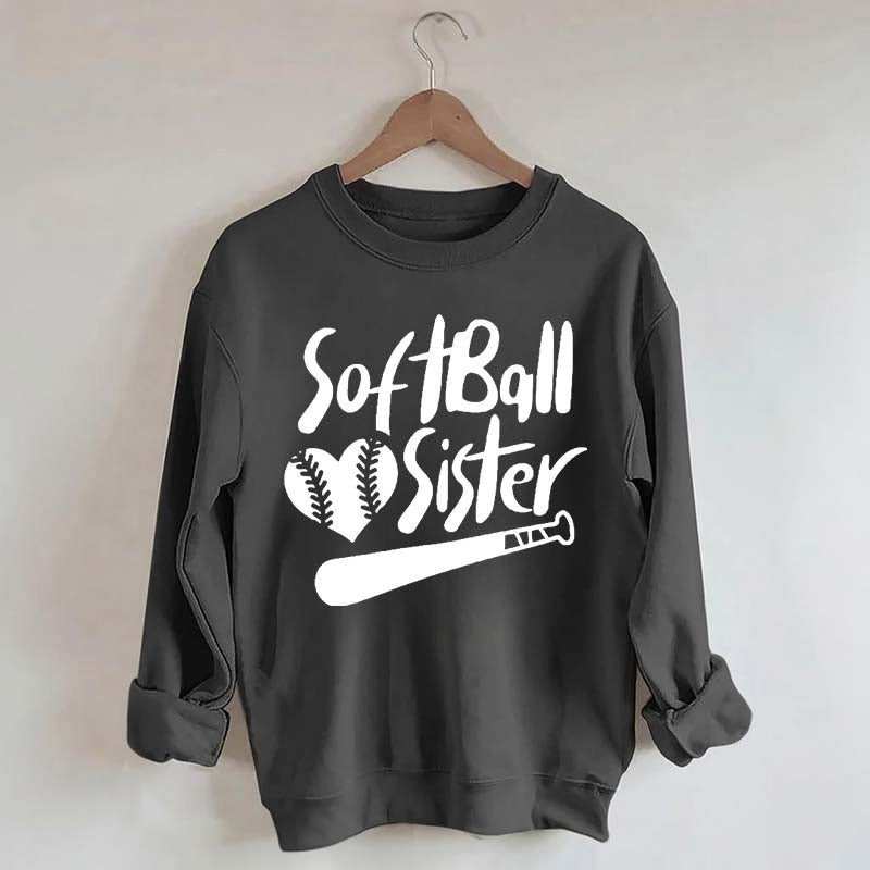Softball Sister Game Days Sweatshirt