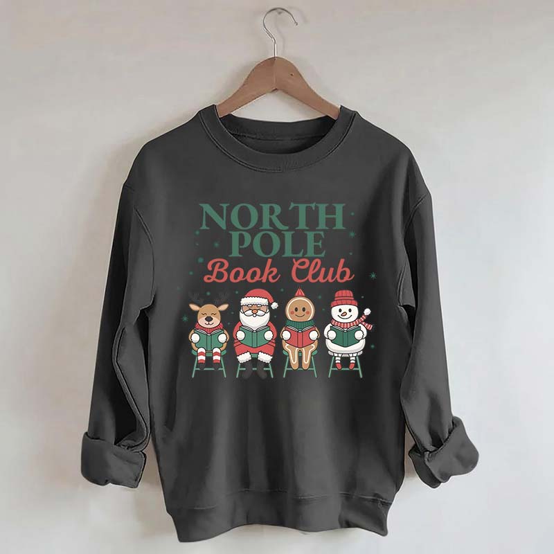 Retro Christmas Bookish Sweatshirt