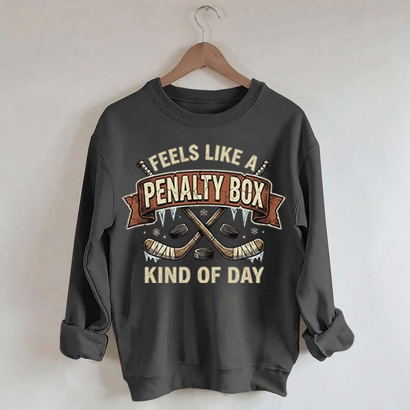 Funny Hockey Mom Festive Sports Sweatshirt