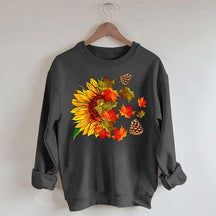 Autumn Sunflower Sweatshirt
