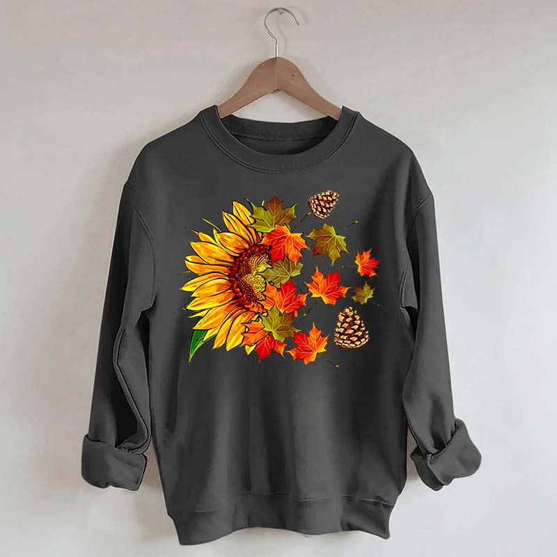 Autumn Sunflower Sweatshirt