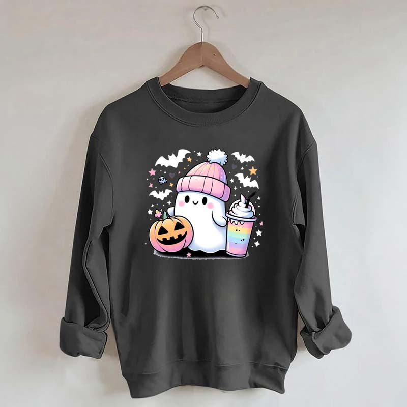 Cute Ghost Trending Coffee Sweatshirt