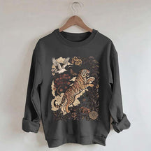 Retro Tiger Wild Cat Sweatshirt