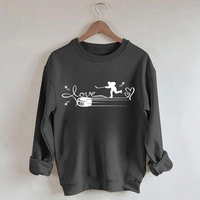 Coffee Hockey Dogs Coach Sweatshirt