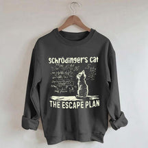 Funny Physics Science Cat Sweatshirt