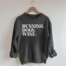 Running Dogs Wine Sweatshirt