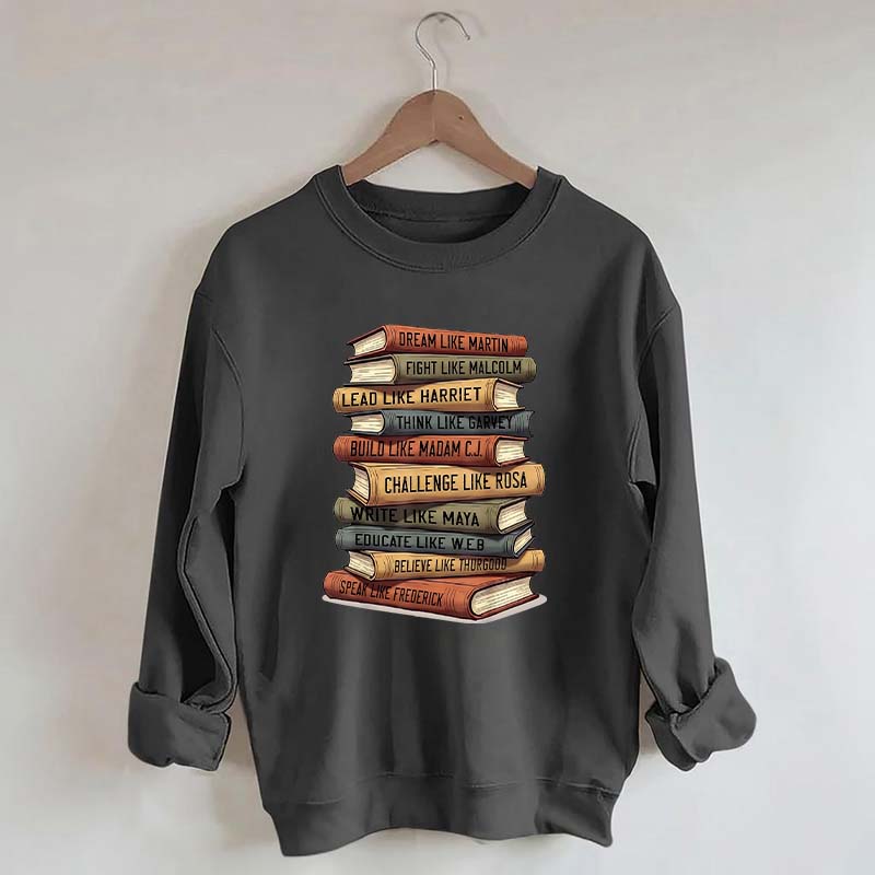 Black History Book Lover Sweatshirt